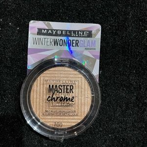 Maybelline Winter Wonder Glam Metallic Highlighter- #100 Molten Gold- NEW